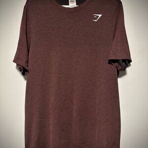 Gymshark Dark Brown Short Sleeve Tee
